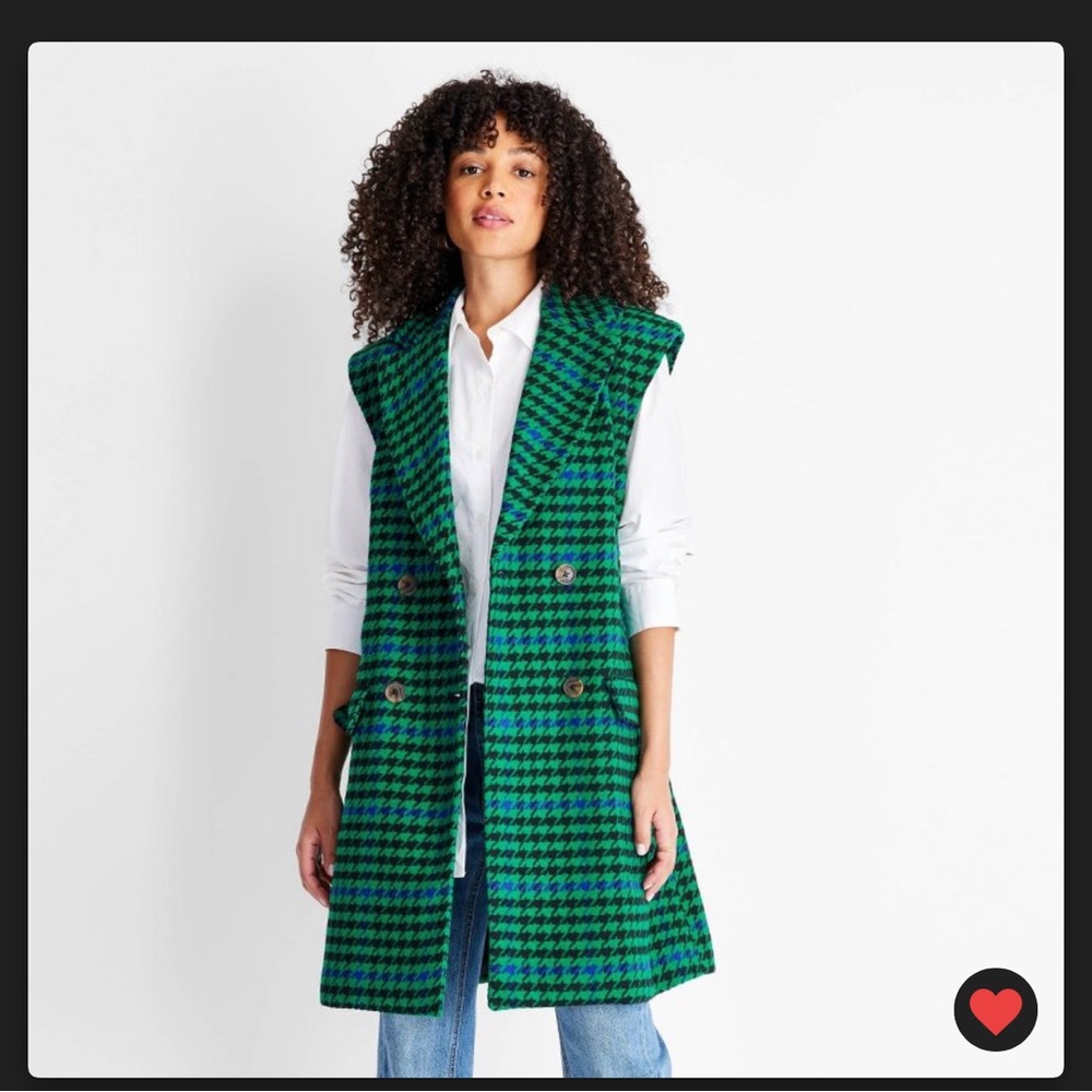 KAHLANA BARFIELD BROWN - Future Collective from Target - Sleeveless Long Shacket